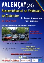 Rassemblement de véhicules de collection à Valençay