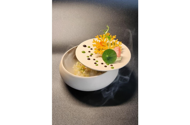 Plat du chef à l'Auberge Saint-Fiacre
