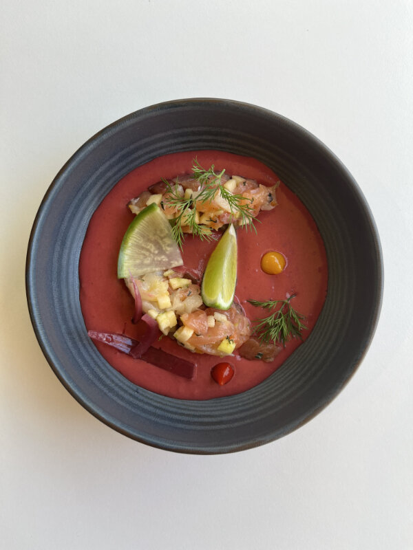 Tartare de poisson au Chêne Vert