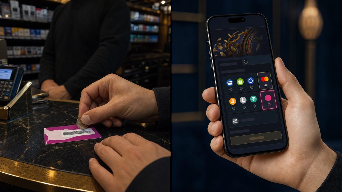 Achat d'un ticket Neosurf en bureau de tabac et dépôt au casino sur smartphone